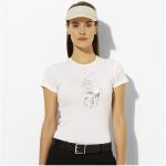 t-shirt 2014 femmes polo populaire autour cou mode pas cher blanc edf